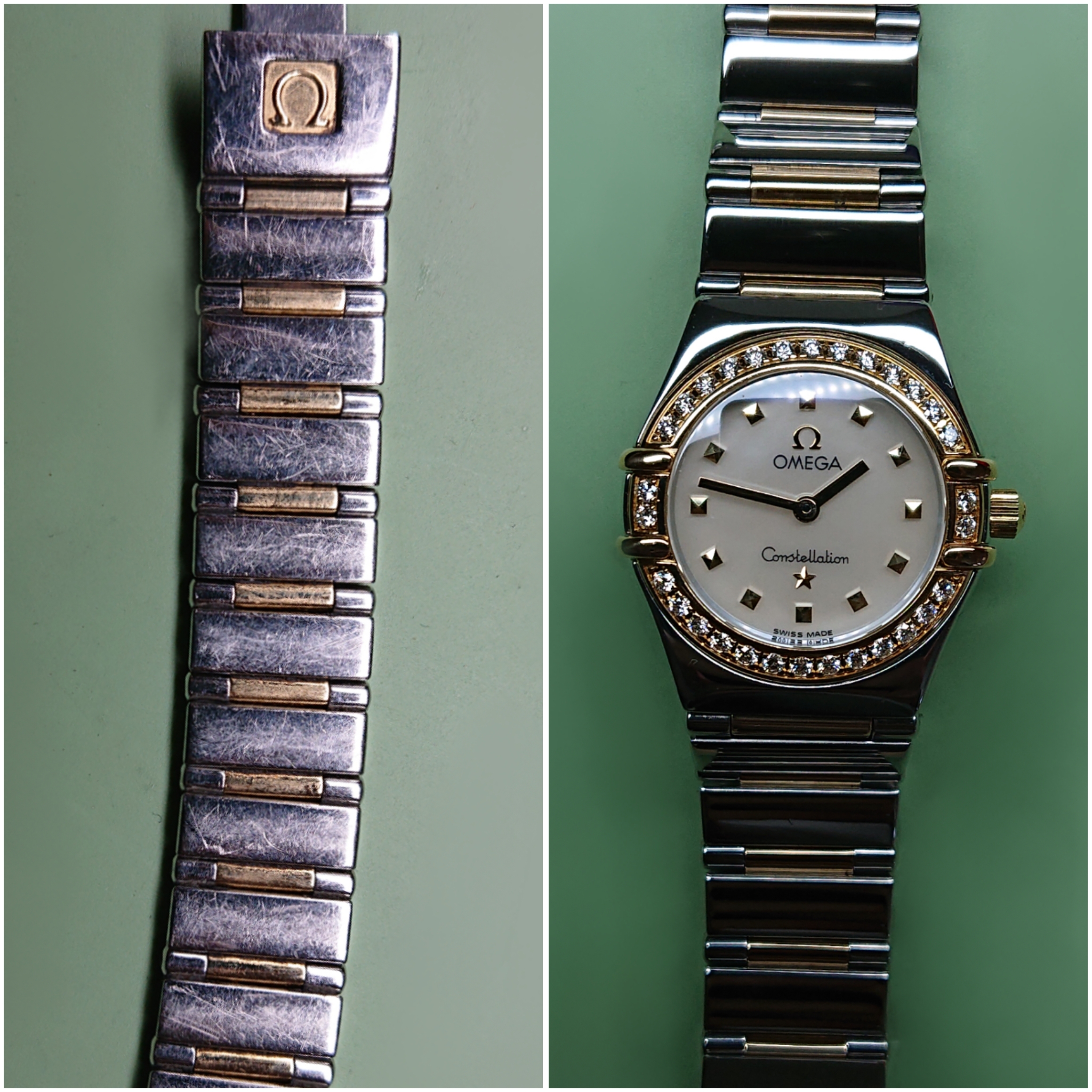 Omega Constellation Bicolour Case and Bracelet Refurbishment