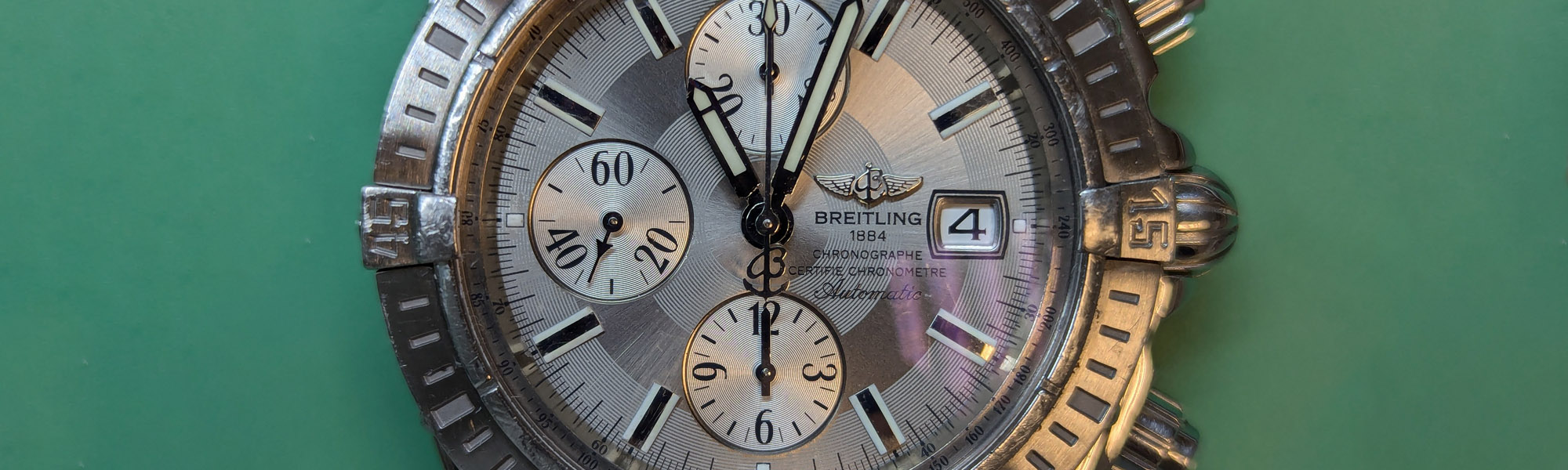 Breitling Chronomat Evolution Chronograph Service and Repair banner